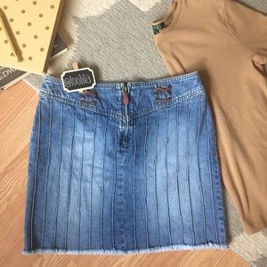 Vintage Ralph Lauren’s denim mini skirt